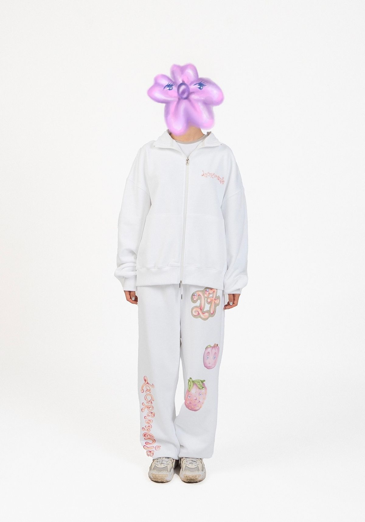 라세레모니(LACEREMONIE) EMA X LCM ZIPUP / WHITE
