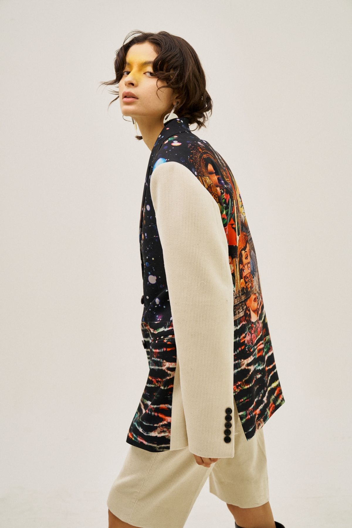 그리디어스(GREEDILOUS) Garden Corduroy Contrast Blazer