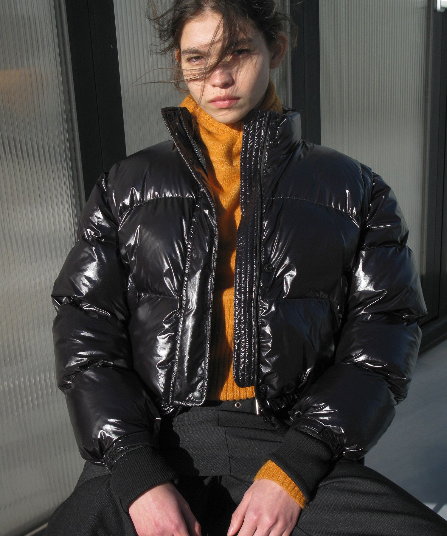 ★関税込★PARTIMENTO★2WAY CROP PUFFER JACKET★ MUSINSA | PARTIMENTO WOMEN 2WAY Crop Puffer Jacket_Black