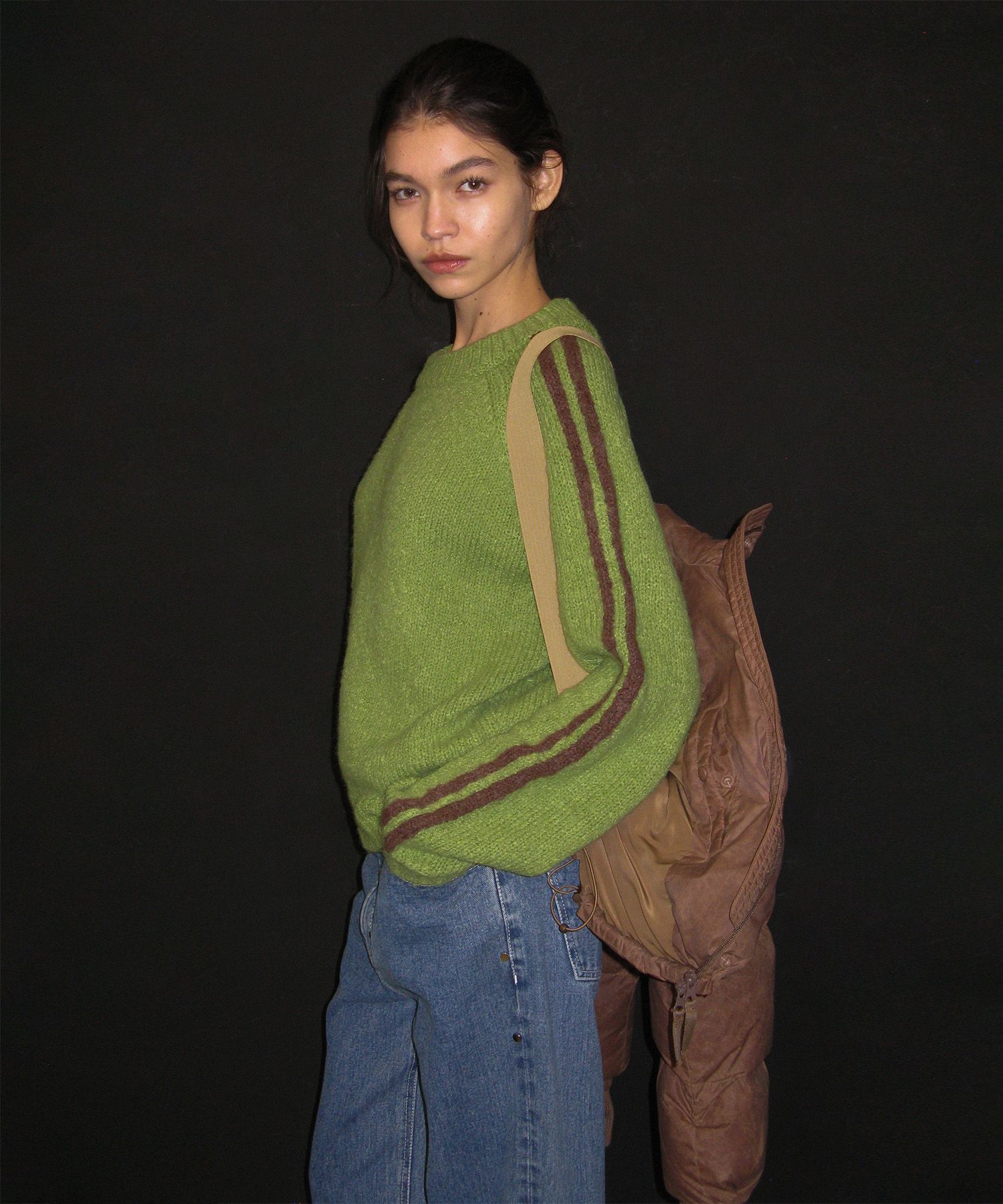 【PARTIMENTO】23fw 2WAY CROP PUFFER JACKET MUSINSA | PARTIMENTO WOMEN 2WAY Crop Puffer Jacket_Brown