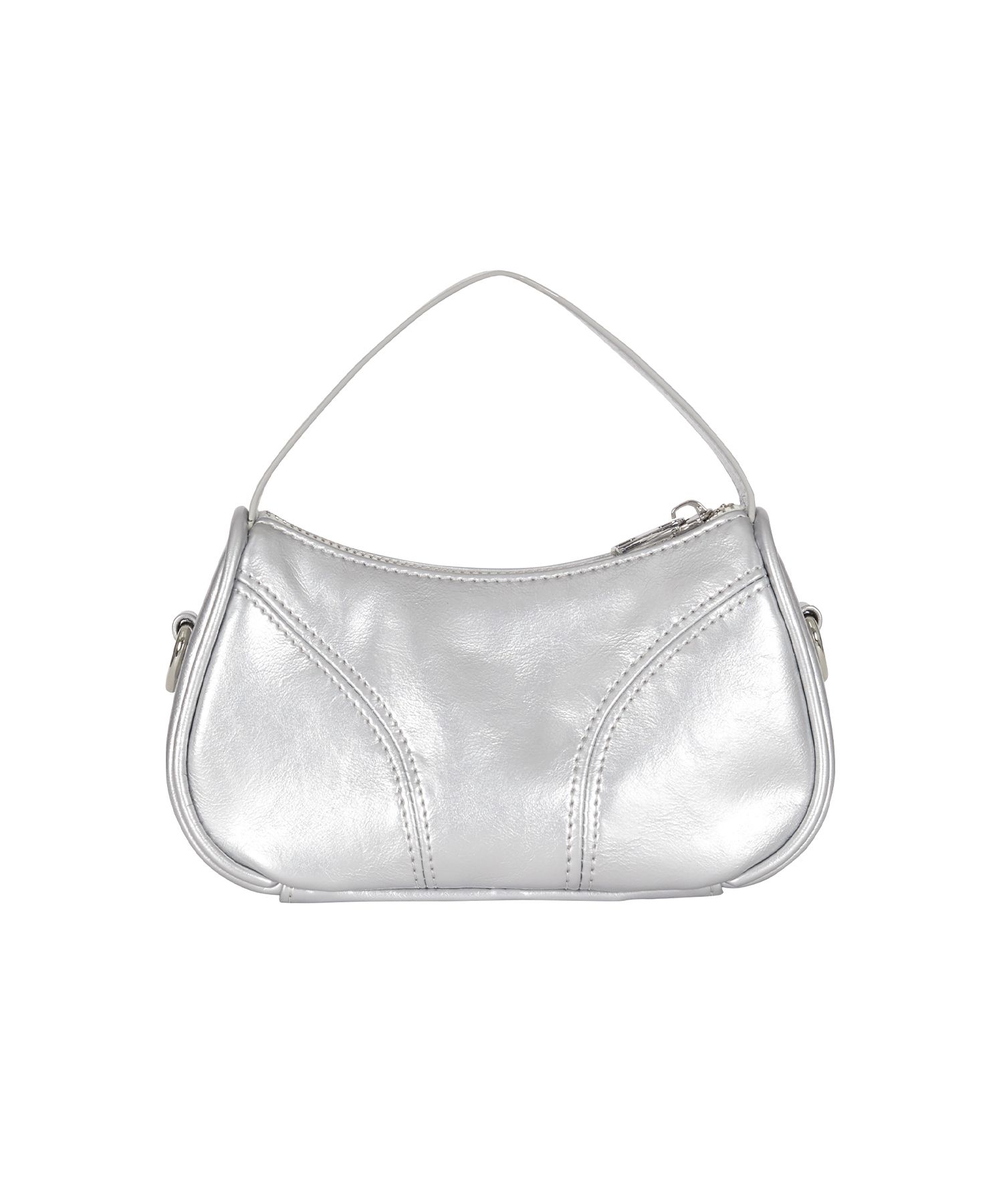 MUSINSA | ILLIGO Signature mini bag silver