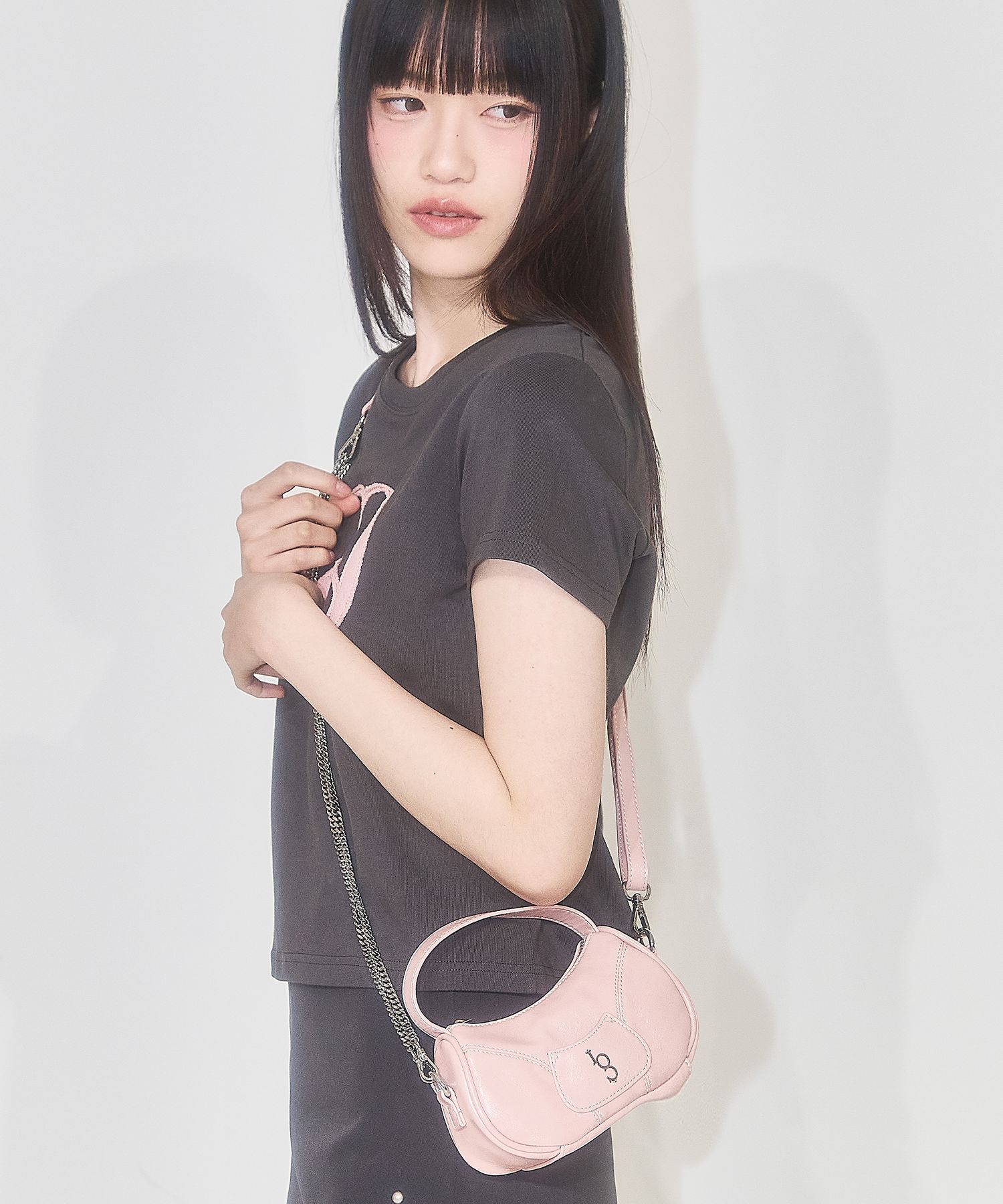 ◇ILLIGO◇ Signature mini bag pink Signature Mini Bag Pink - illigo | 60% - Asian Fashion