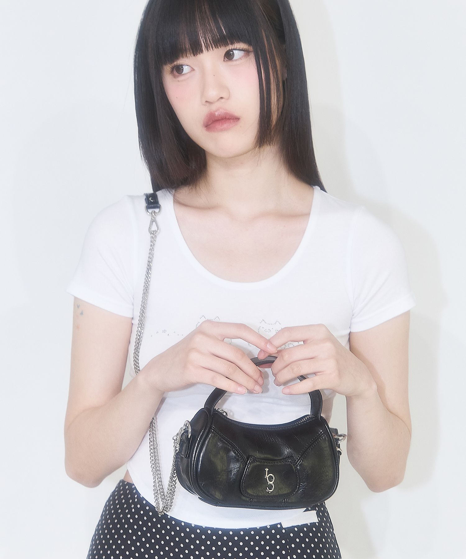 MUSINSA | ILLIGO signature bag black
