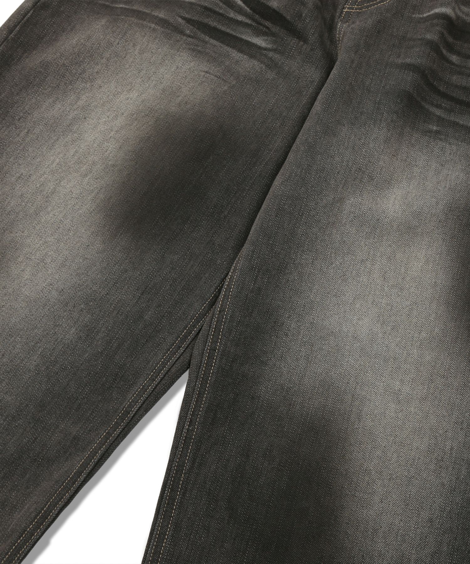 MUSINSA | TRILLION Dirty brush washed wide denim pants