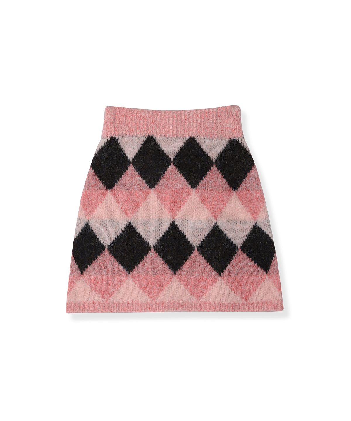어반드레스(AVANDRESS) Argyle Slit Middle Skirt - 3COL