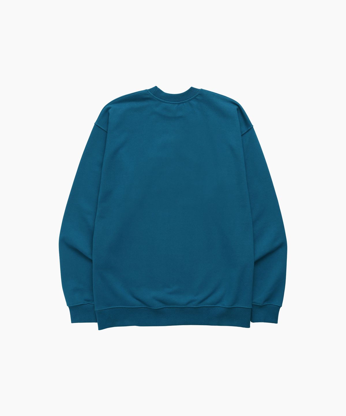 미나수(MENASOO) UNISEX MNS34 APPLIQUE SWEATSHIRT_BLUE