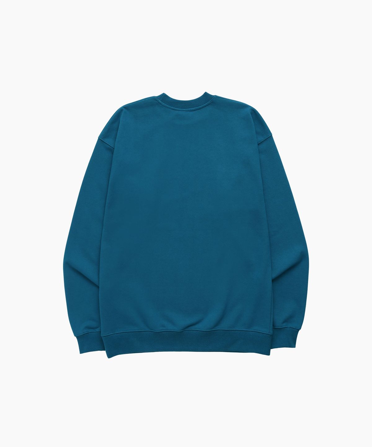 미나수(MENASOO) UNISEX_CIRCLE LOGO SWEATSHIRT_BLUE