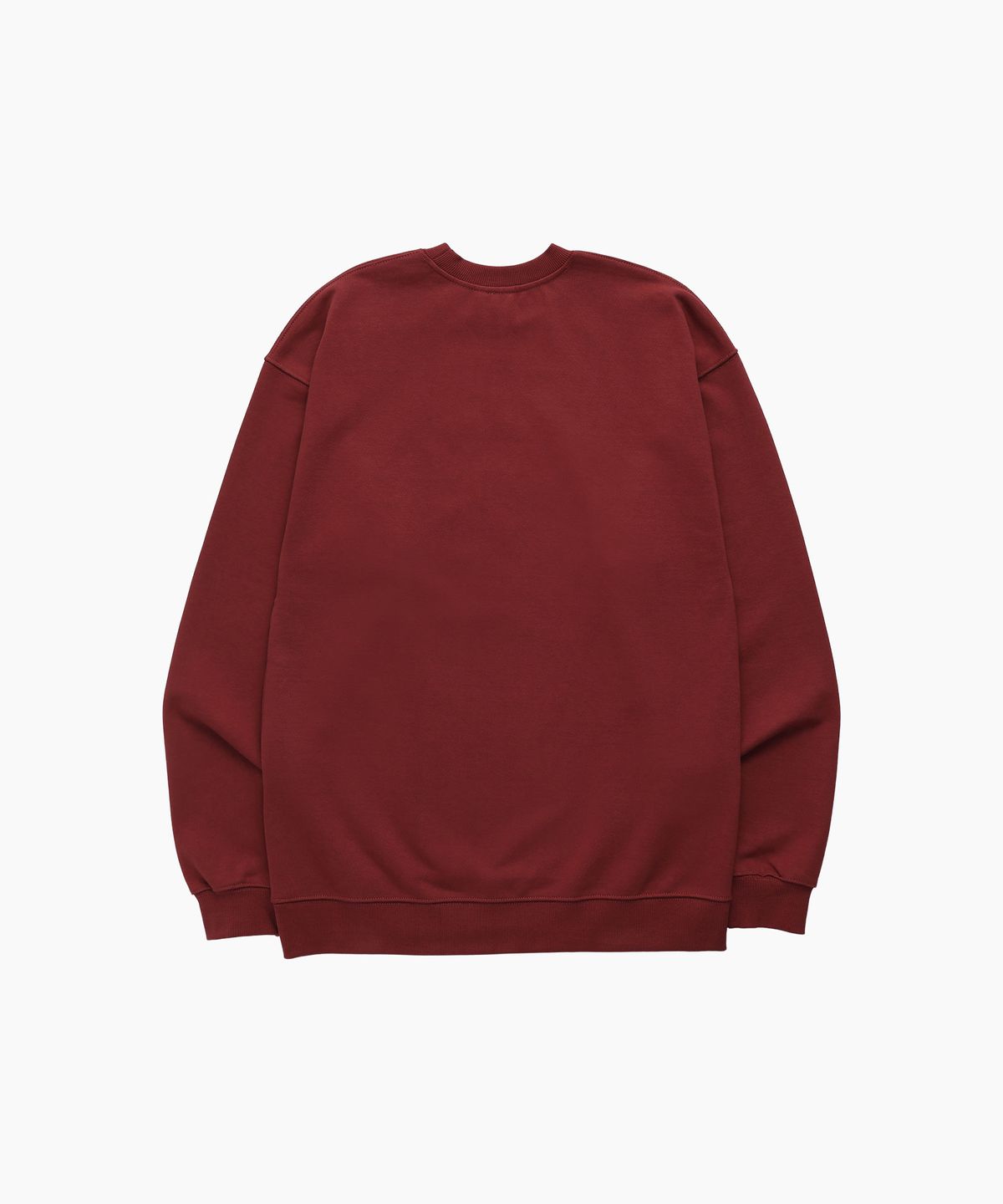 미나수(MENASOO) UNISEX_CIRCLE LOGO SWEATSHIRT_RED
