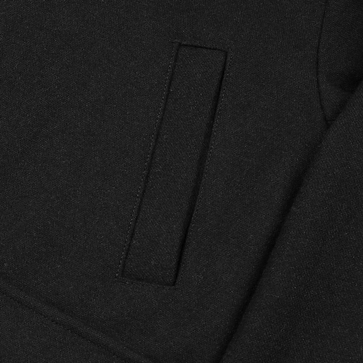 솔티(SORTIE) Bonheur Wool Balmacaan Coat (Black)