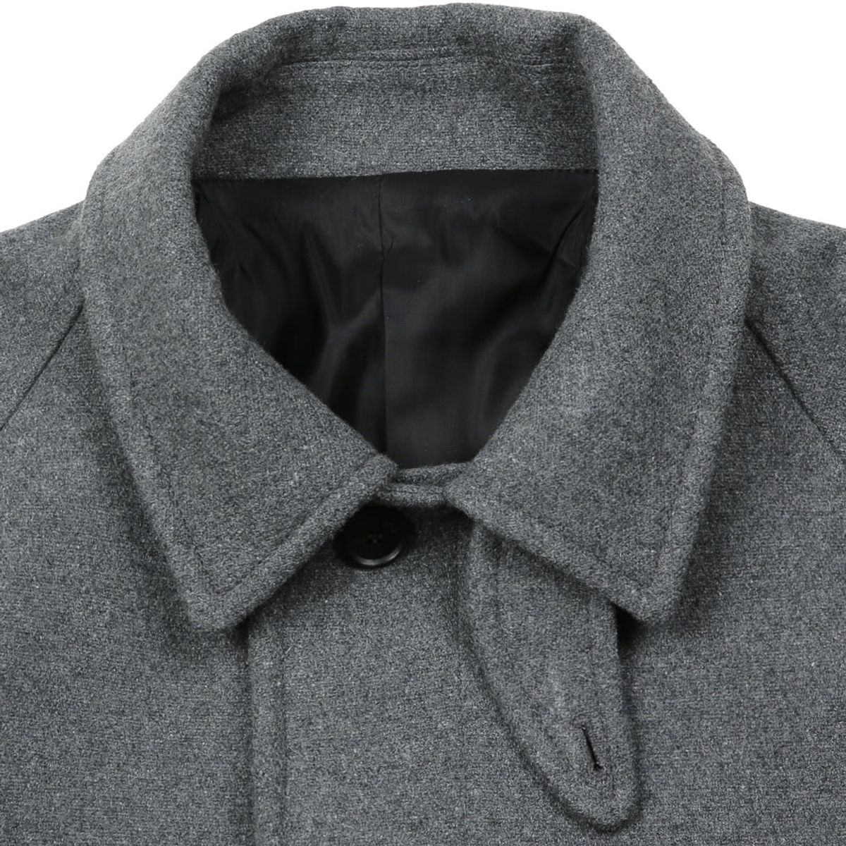 솔티(SORTIE) Bonheur Wool Balmacaan Coat (Gray)