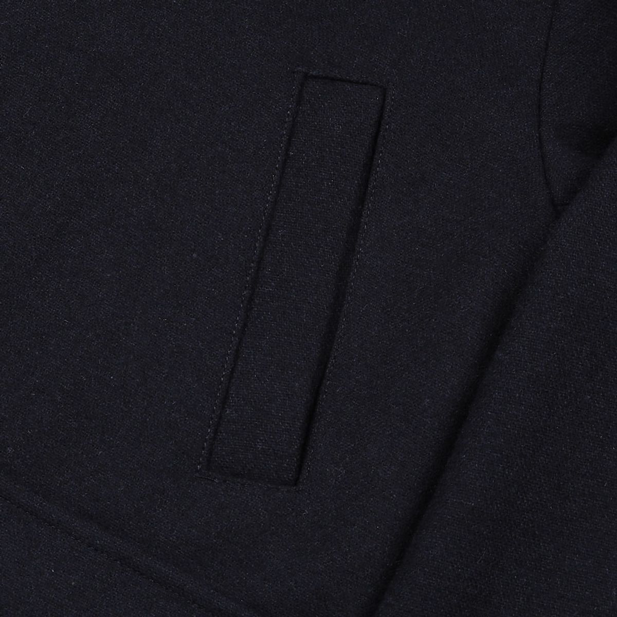솔티(SORTIE) Bonheur Wool Balmacaan Coat (Navy)