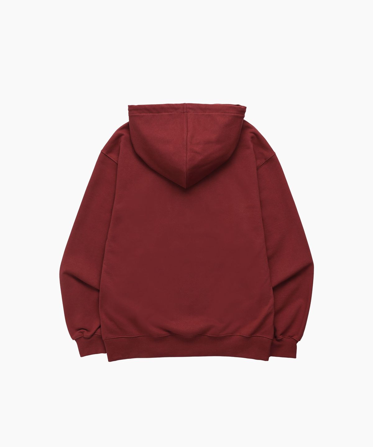 미나수(MENASOO) UNISEX CIRCLE LOGO HOODIE_RED