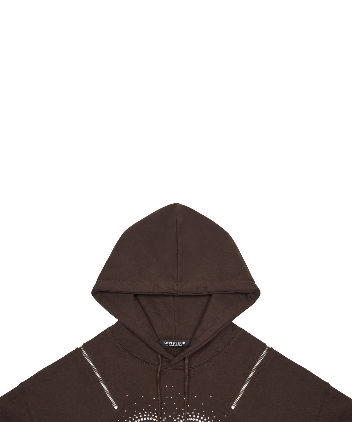 러브이즈트루(LUVISTRUE) AM ZIPPER HOODIE(BROWN)