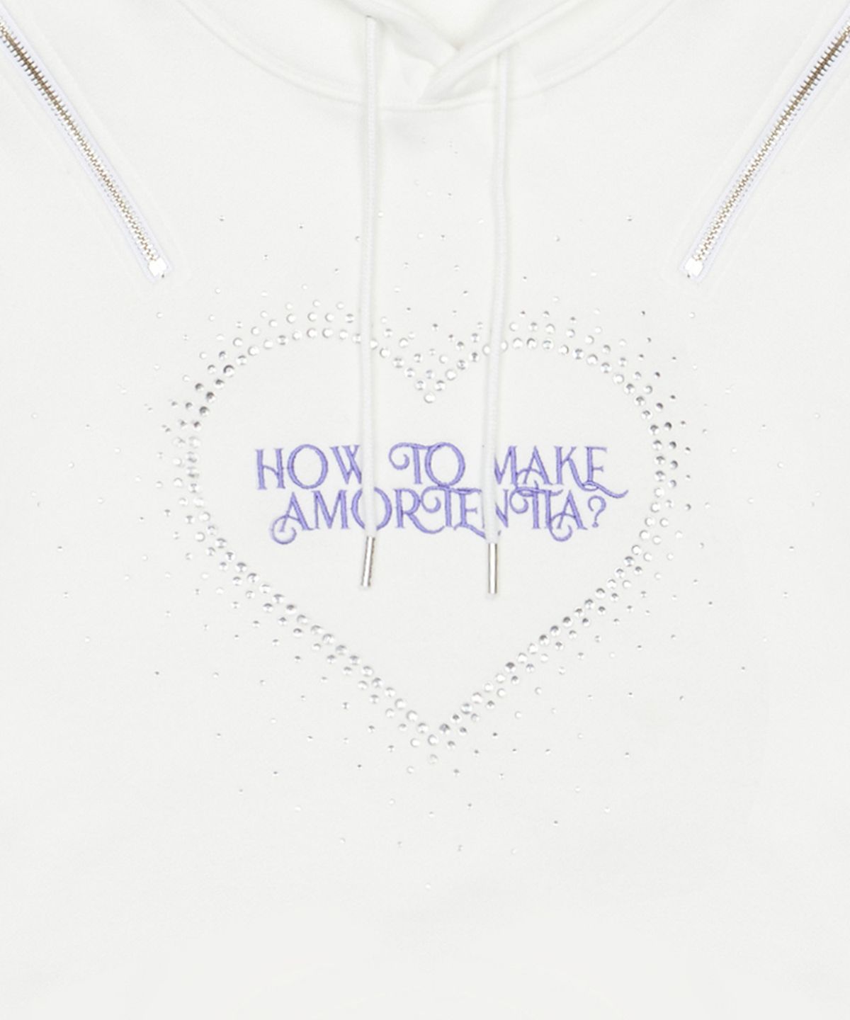 러브이즈트루(LUVISTRUE) AM ZIPPER HOODIE(WHITE)