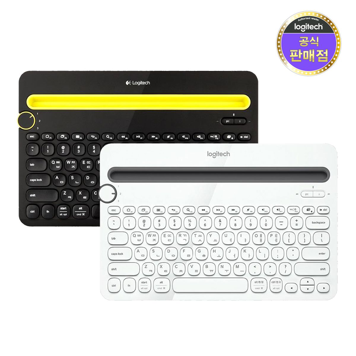 로지텍(LOGITECH) 로지텍코리아 K480 무선 블루투스 키보드 멀티페어링