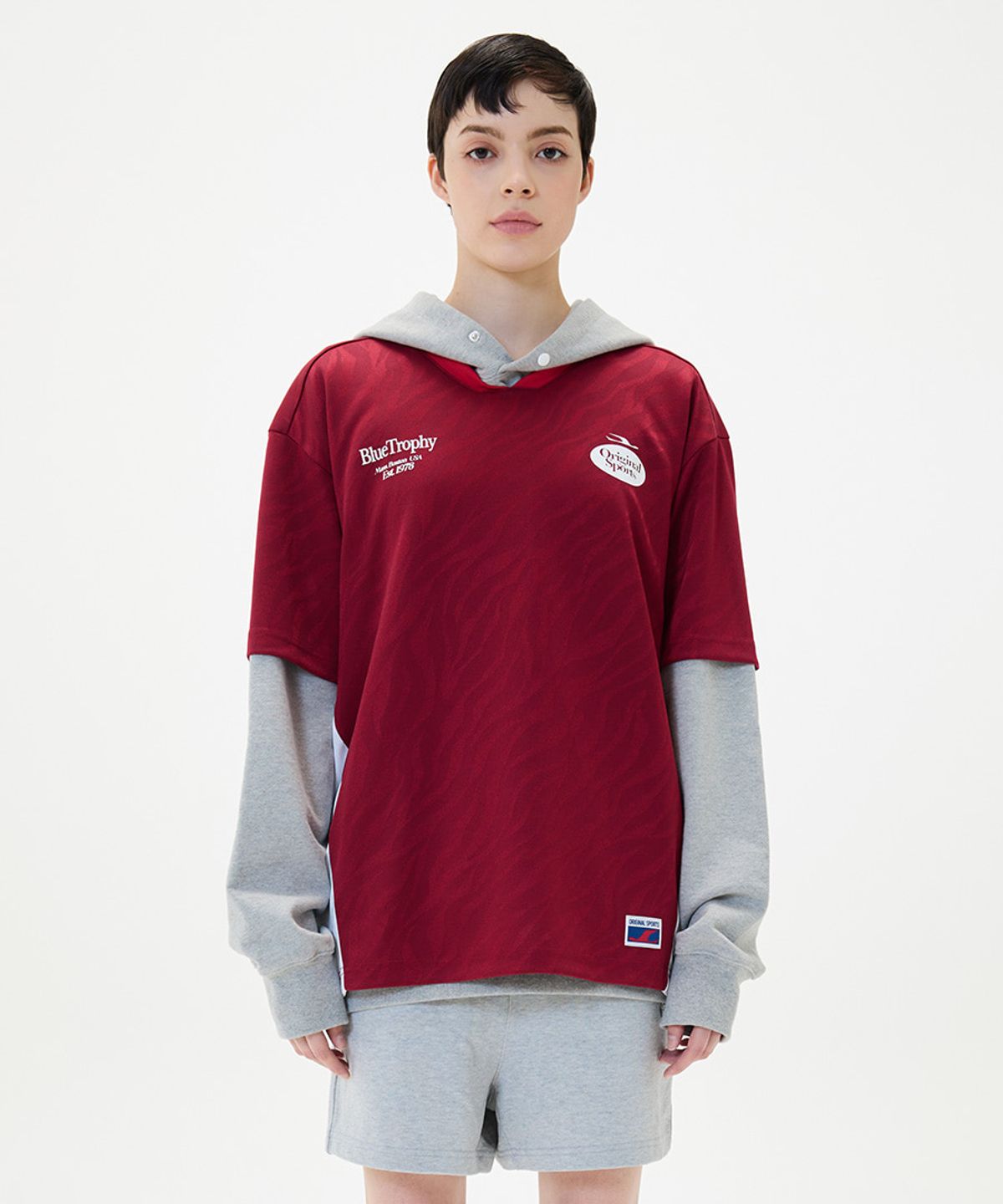 프로-스펙스(PRO-SPECS) HALF SLEEVE SPORTS JERSEY REDE