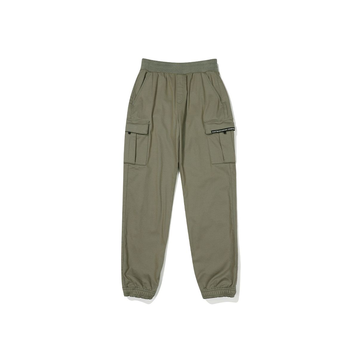 코닥(KODAK) 에센셜 우븐 디본딩 기모 슬림 카고 조거 팬츠 우먼 KHAKI