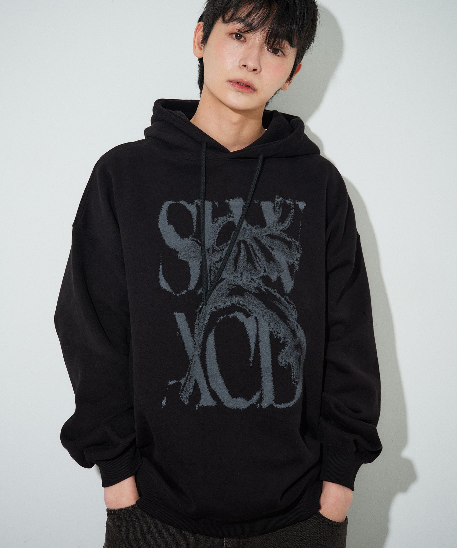 ★SLOW ACID★Peach Skin Rusty Logo SweatShirts★ Slow Acid Peach Skin Rusty Logo Sweatshirt Seen Worn by