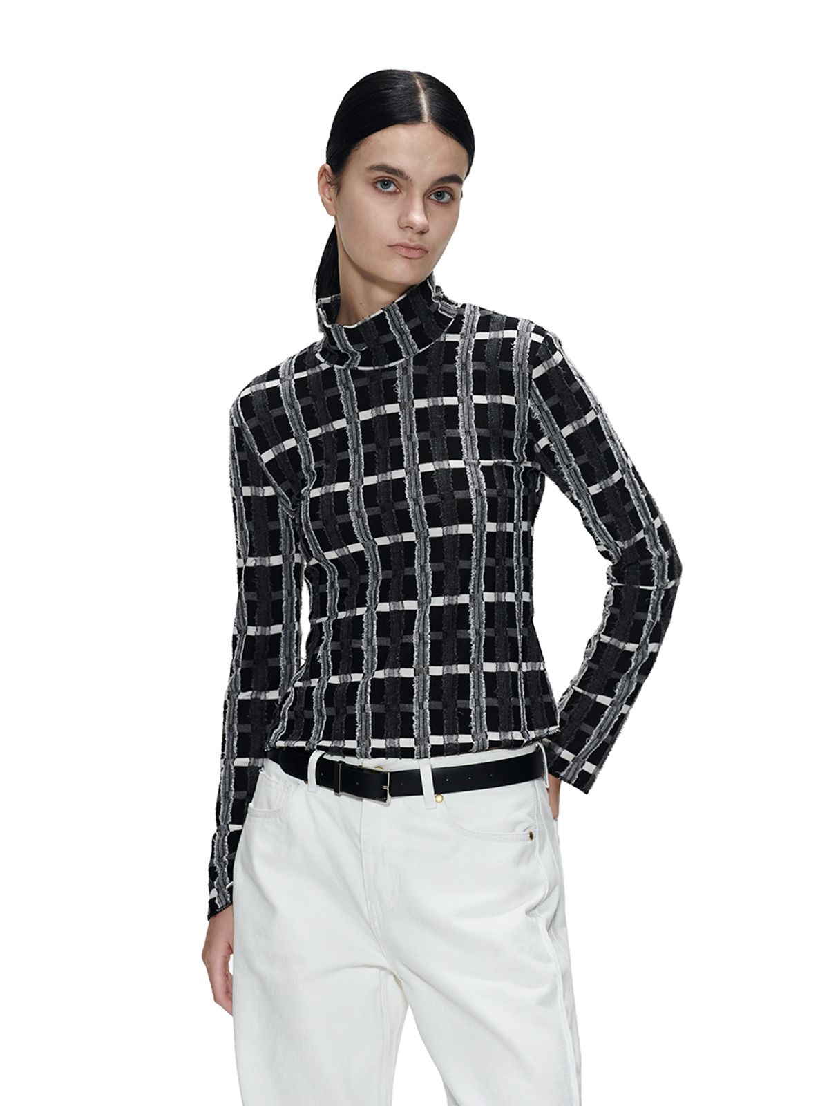 더발론(THE BALLON) SQUARE PATTERN TURTLE T-SHIRT