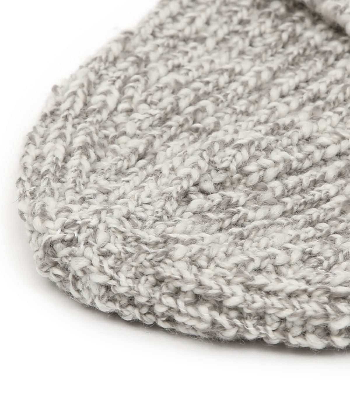 언더컨트롤 스튜디오(UNDERCONTROL STUDIO) 울 아크릴 혼방 롱 기장 겨울 니트 비니 FLOW BEANIE / CROSS WAVE WOOL / GREY