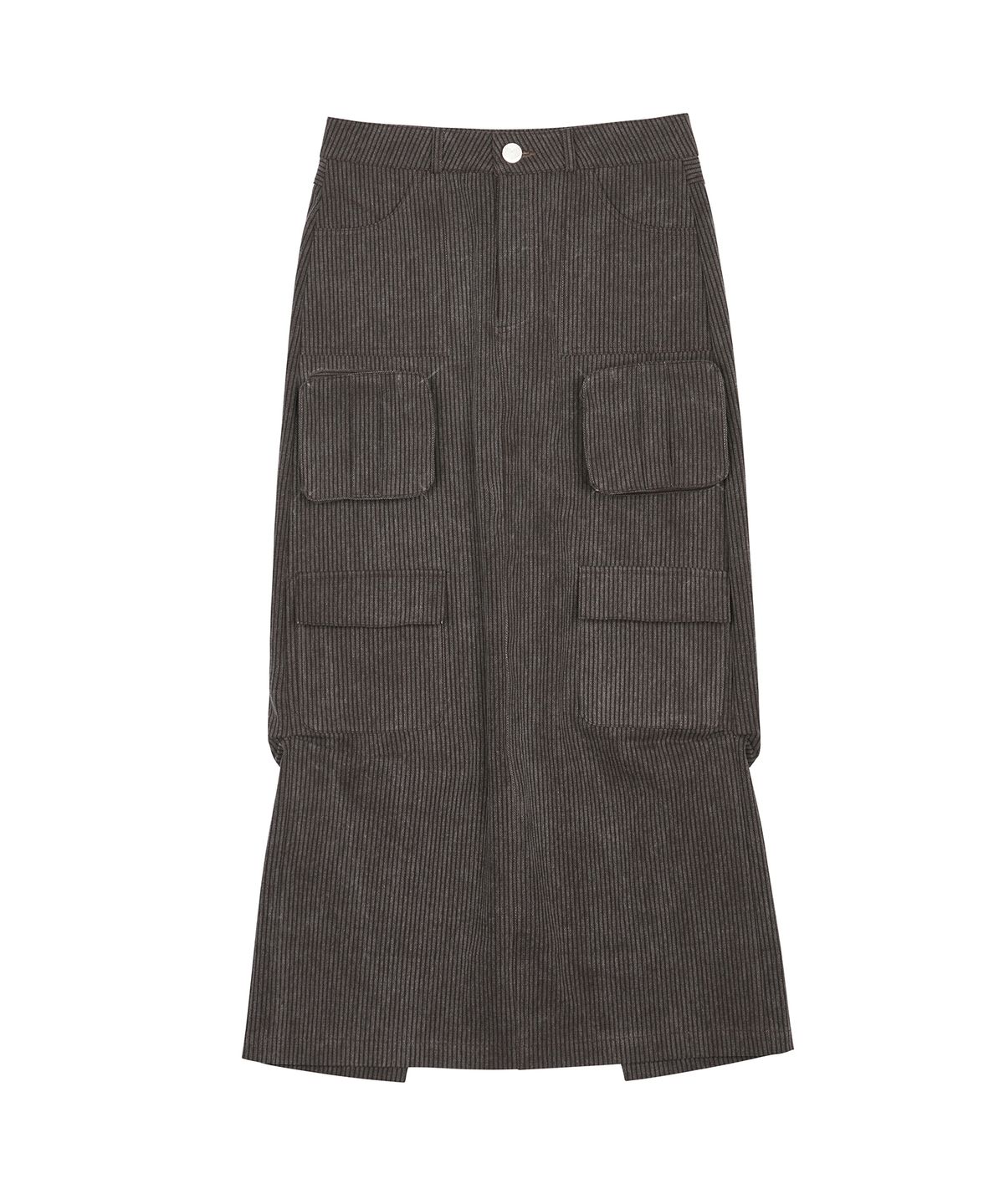 러브이즈트루(LUVISTRUE) AM CARGO LONG SKIRT(BROWN)