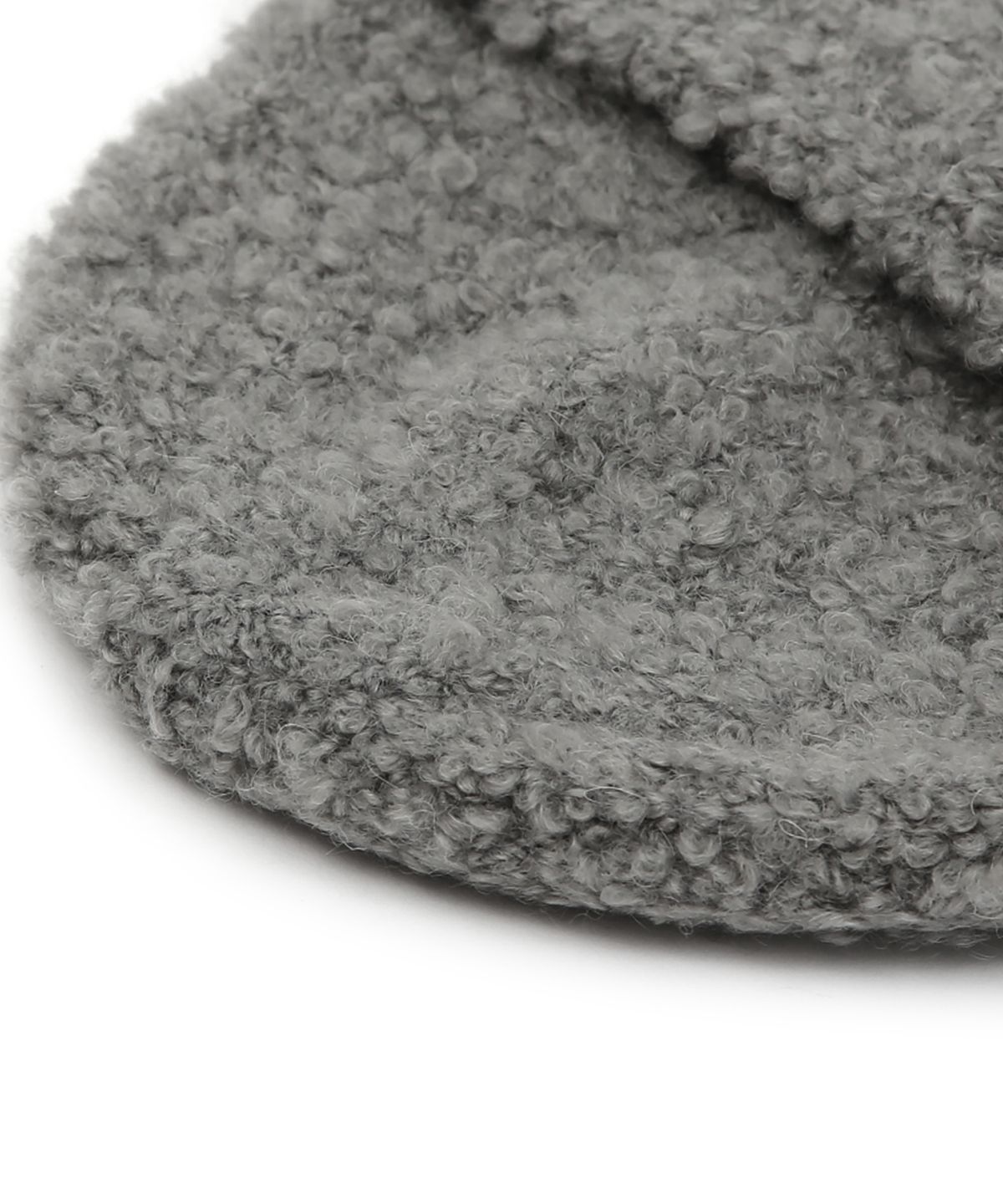 언더컨트롤 스튜디오(UNDERCONTROL STUDIO) 부클 겨울 비니 FLUFFY BEANIE / MOHAIR BOUCLE / CHARCOAL
