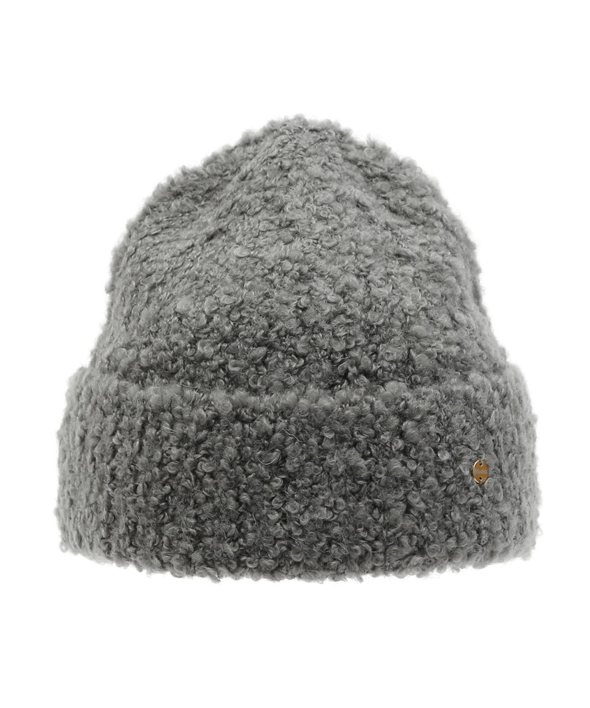 언더컨트롤 스튜디오(UNDERCONTROL STUDIO) 부클 겨울 비니 FLUFFY BEANIE / MOHAIR BOUCLE / CHARCOAL