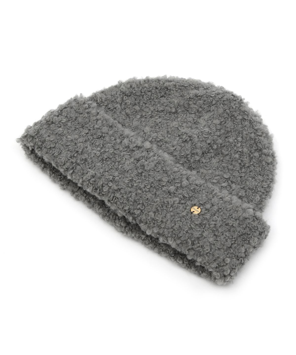 언더컨트롤 스튜디오(UNDERCONTROL STUDIO) 부클 겨울 비니 FLUFFY BEANIE / MOHAIR BOUCLE / CHARCOAL