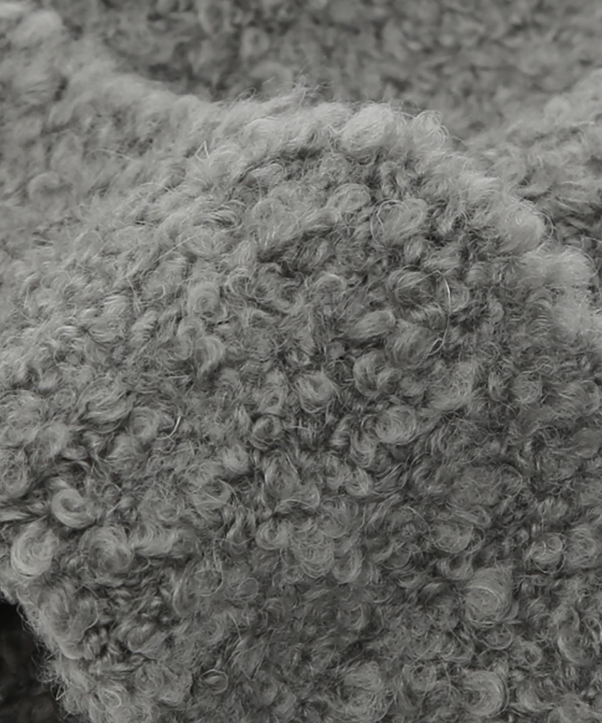 언더컨트롤 스튜디오(UNDERCONTROL STUDIO) 부클 겨울 비니 FLUFFY BEANIE / MOHAIR BOUCLE / CHARCOAL