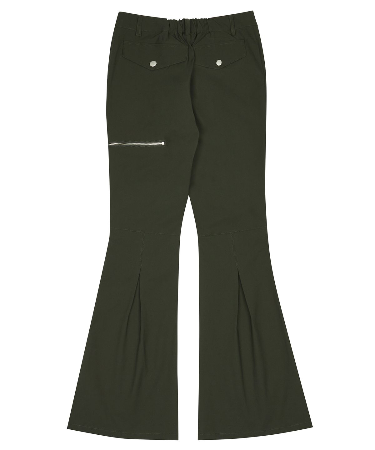 러브이즈트루(LUVISTRUE) AM NYLON TUCK BOOTSCUT PANTS(KHAKI)