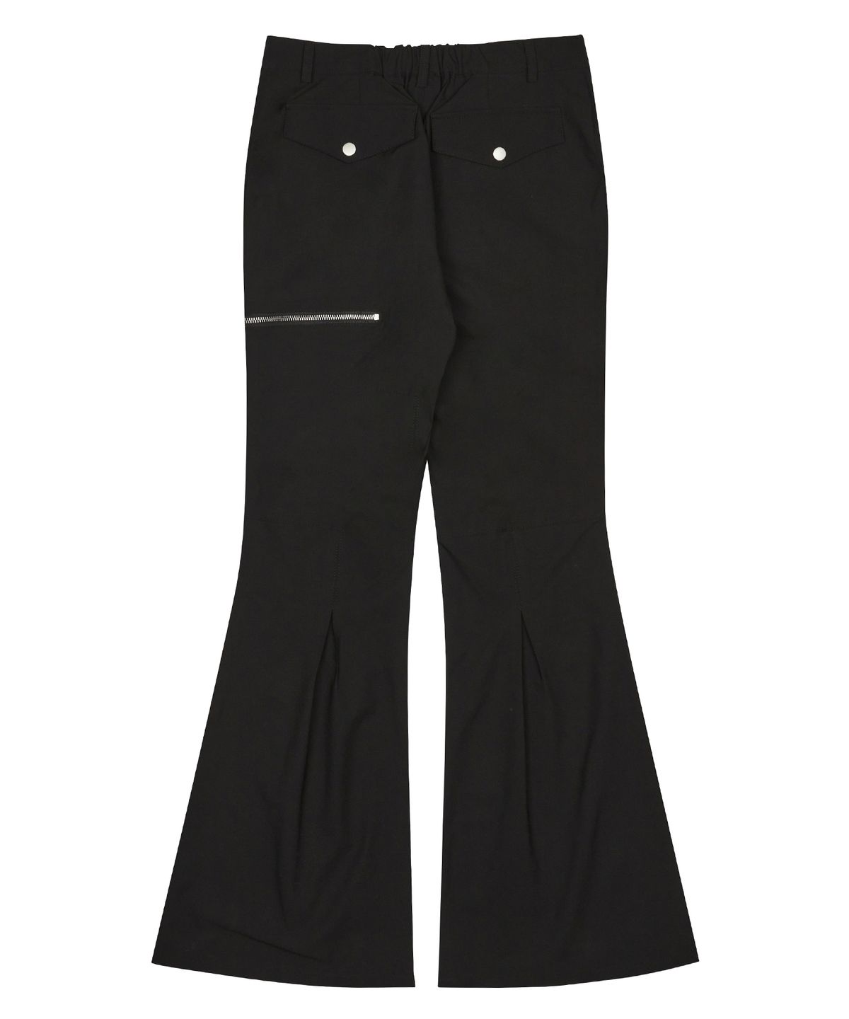 러브이즈트루(LUVISTRUE) AM NYLON TUCK BOOTSCUT PANTS(BLACK)