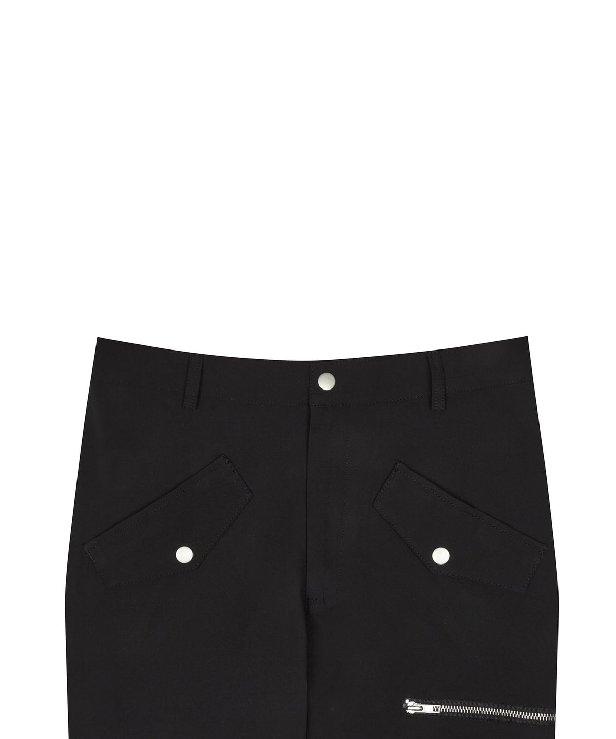 러브이즈트루(LUVISTRUE) AM NYLON TUCK BOOTSCUT PANTS(BLACK)