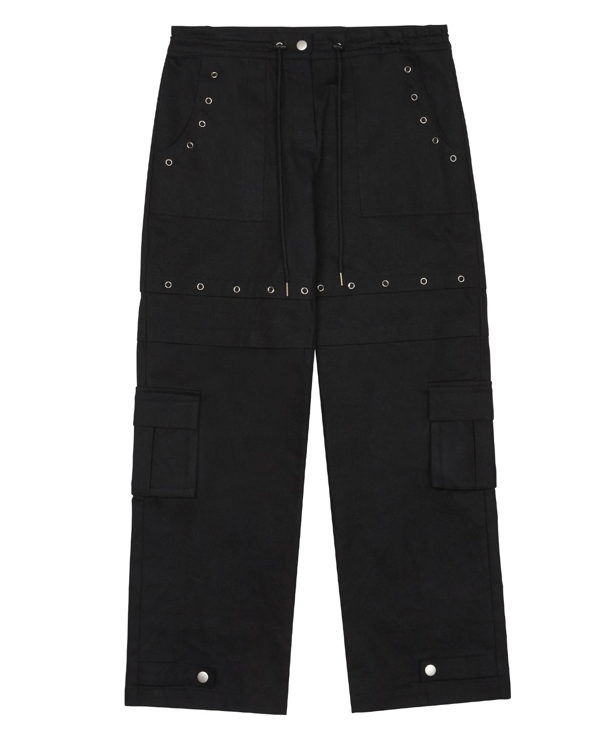 러브이즈트루(LUVISTRUE) AM EYELET PANTS(BLACK)