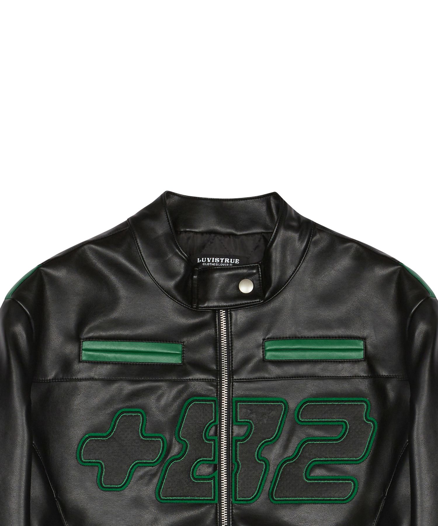 [LUV IS TRUE]★AM +82 RACING JACKET MUSINSA | LUV IS TRUE AM +82 RACING JACKET(BLACK)