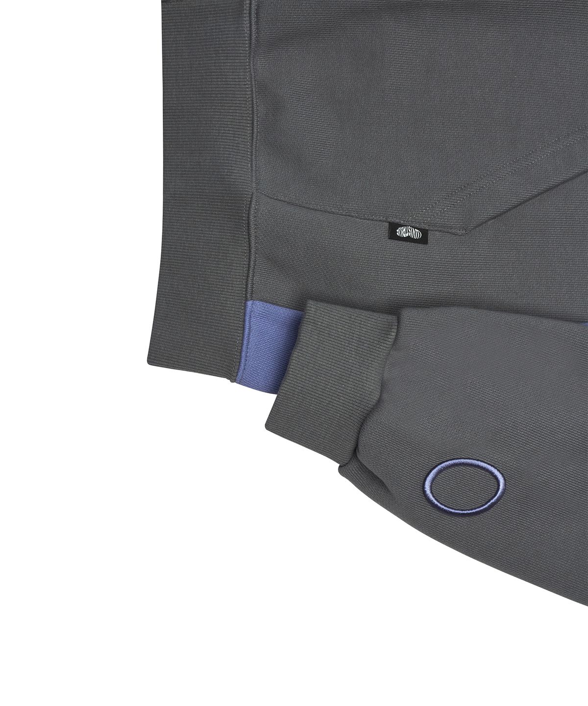 러브이즈트루(LUVISTRUE) AM RAGLAN HOOD ZIP UP(CHARCOAL)