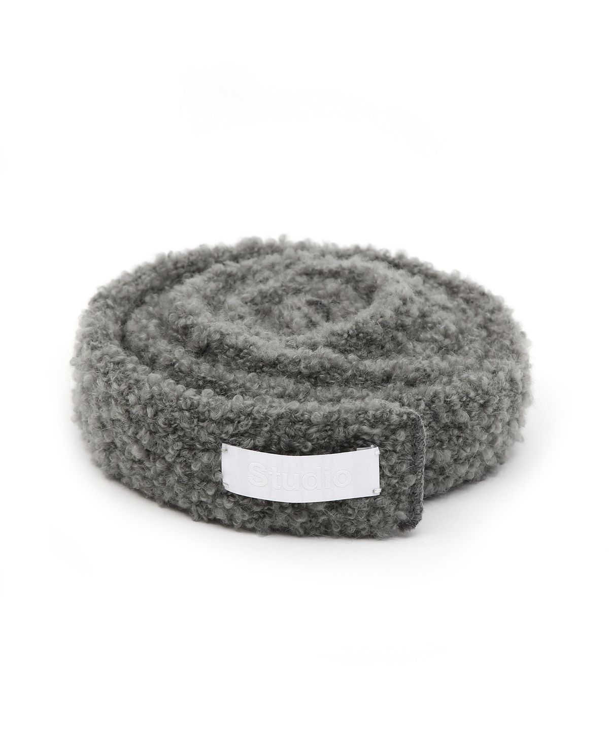언더컨트롤 스튜디오(UNDERCONTROL STUDIO) 모헤어 부클 롱 겨울 여성 방한 목도리 머플러 LINE MUFFLER / MOHAIR BOUCLE / CHARCOAL