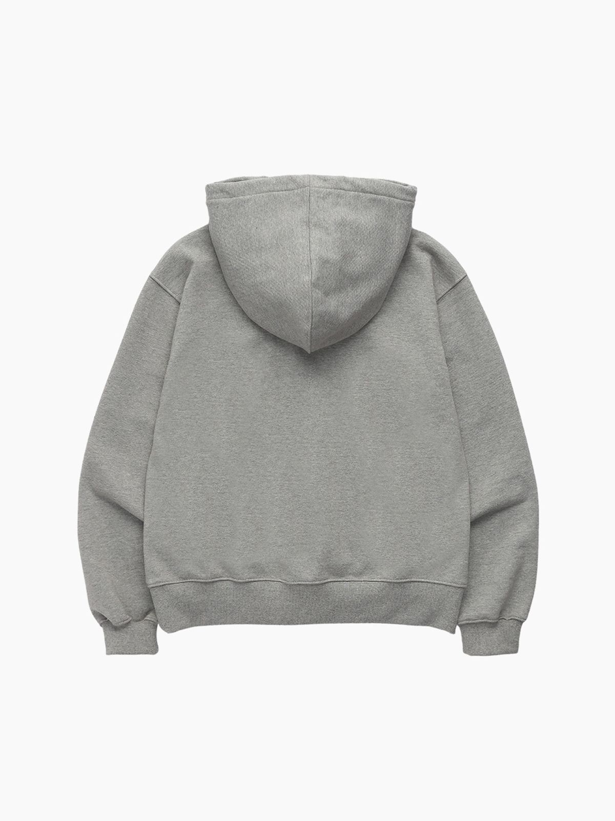 미나수(MENASOO) CLASSIC EMBLEM HOODIE_GRAY