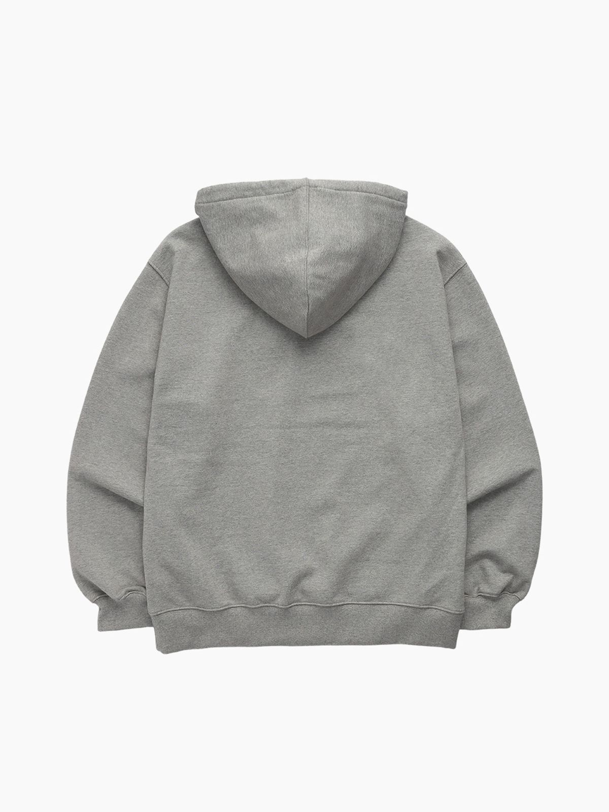 미나수(MENASOO) CLASSIC EMBLEM HOODIE_GRAY