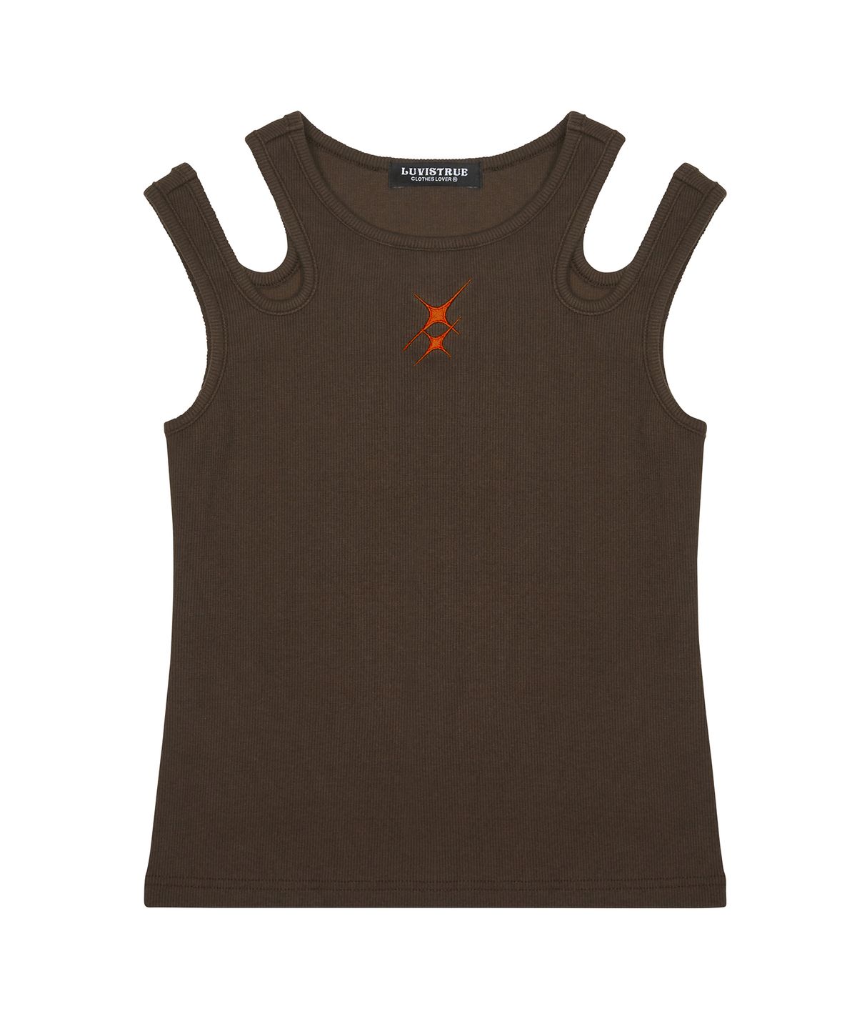 러브이즈트루(LUVISTRUE) AM LAYERED TEE(BROWN)