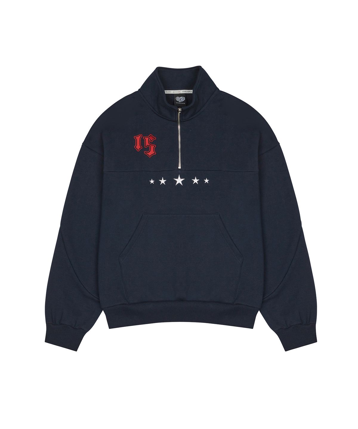러브이즈트루(LUVISTRUE) AM HALF ZIP UP MTM(NAVY)