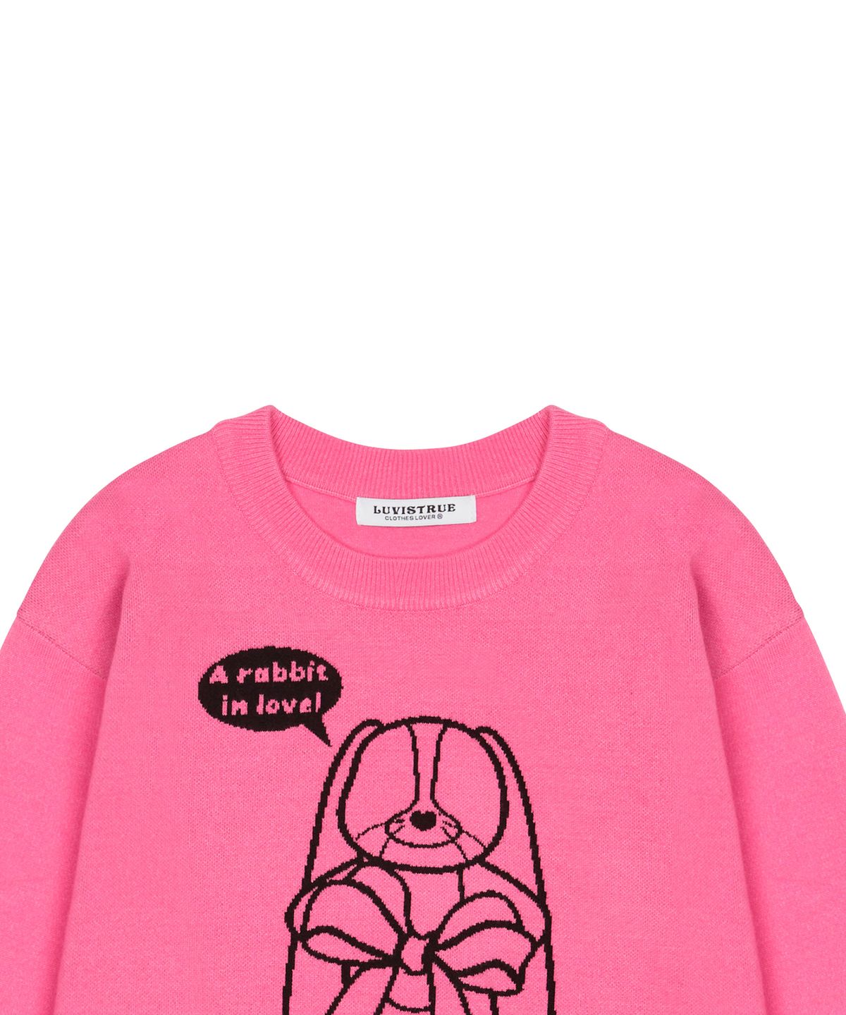 러브이즈트루(LUVISTRUE) AM CUTE RABBIT KNIT (PINK)