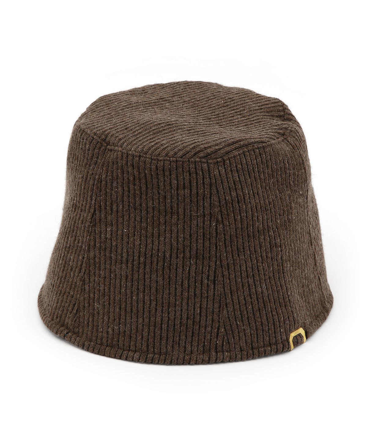 언더컨트롤 스튜디오(UNDERCONTROL STUDIO) 겨울 니트 버킷햇 STAND BUCKET / STRIPE KNIT / M BROWN