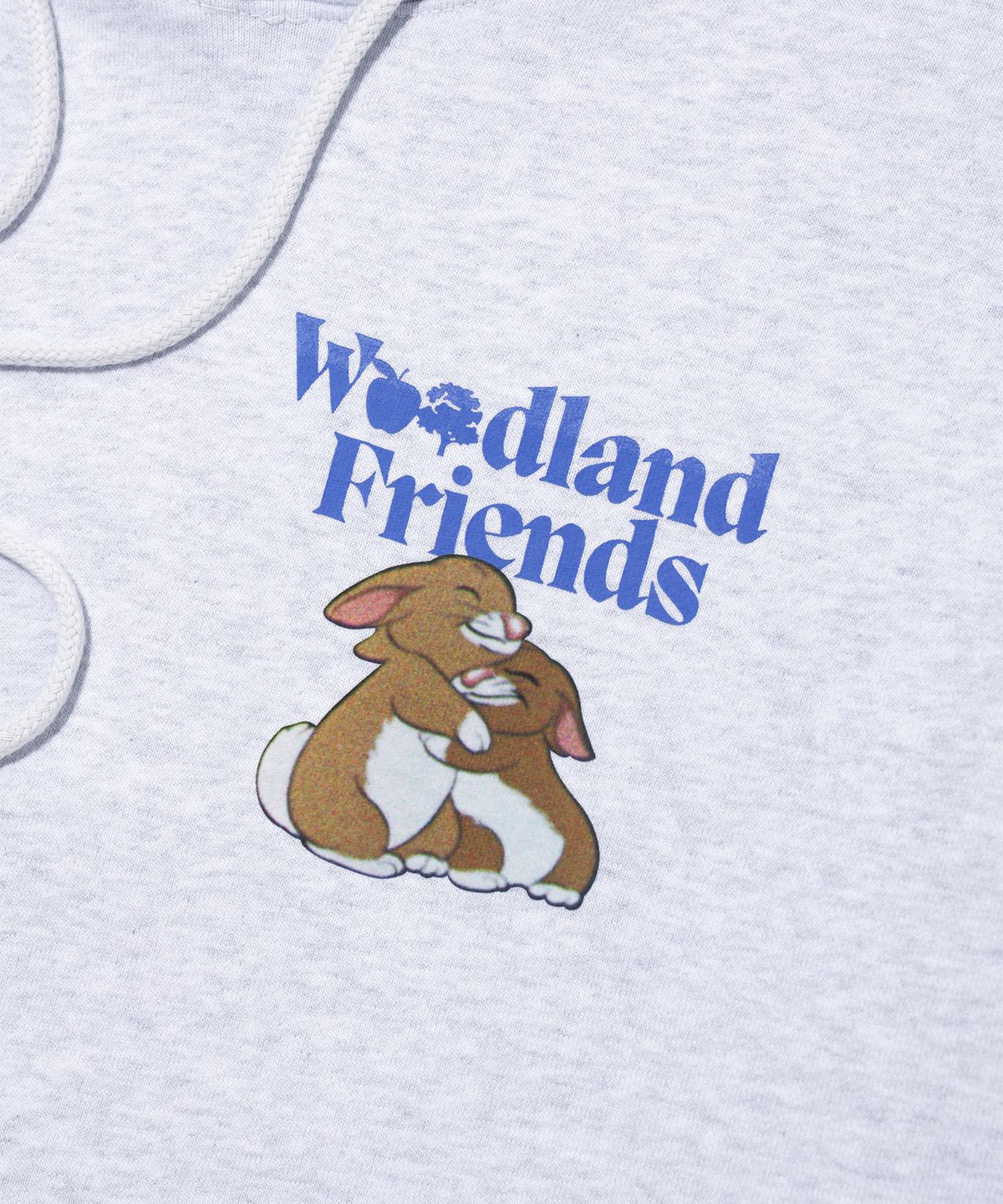 크리틱(CRITIC) SNOW WHITE WONDERLAND FRIENDS HOODIE LIGHT GREY