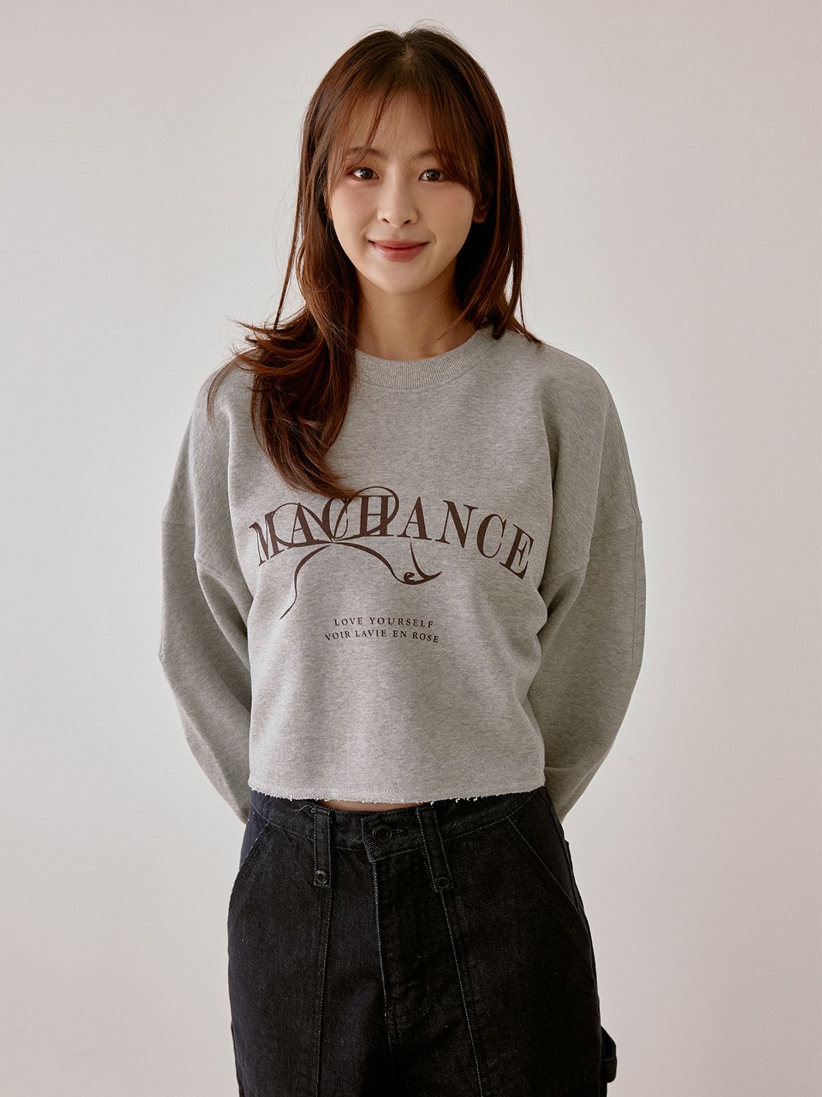 리엘(RE L) Machance crop mtm (gray)