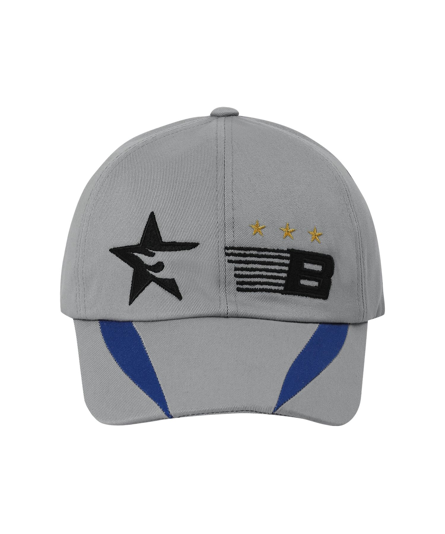 MUSINSA | BAUF B STAR Racing Ball Cap [Light Gray]