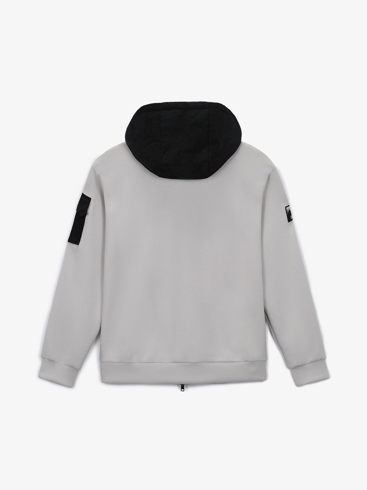 수프라(SUPRA) 아웃도어 우븐 패치 오버핏 후드 집업(GREY)