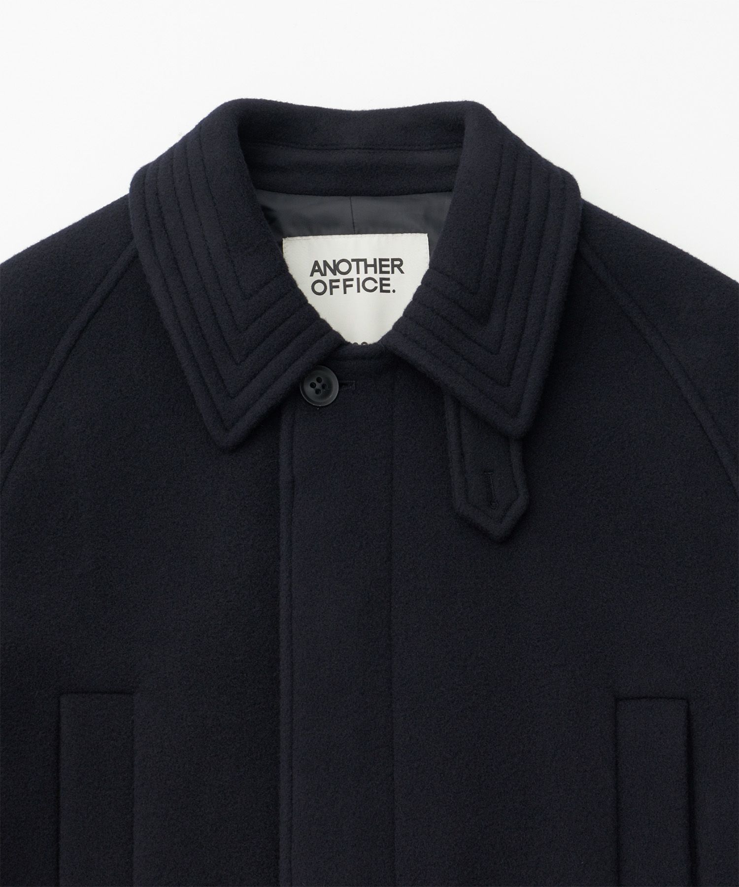ANOTHER OFFICE Voyager Balmacaan Coat 3紺 ANOTHER OFFICE - 【残り一点】Voyager Balmacaan Coat