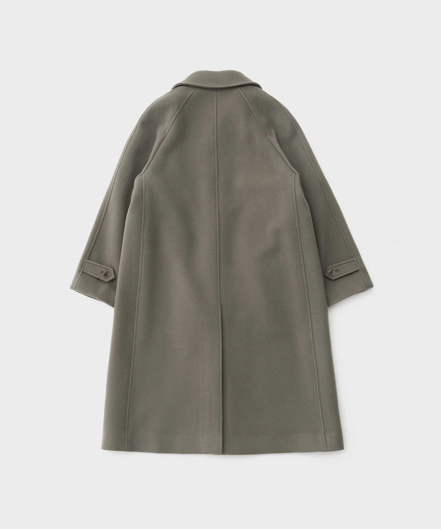 LIDNM T/W KERSEY BALMACAAN COAT M T/W KERSEY BALMACAAN COAT S