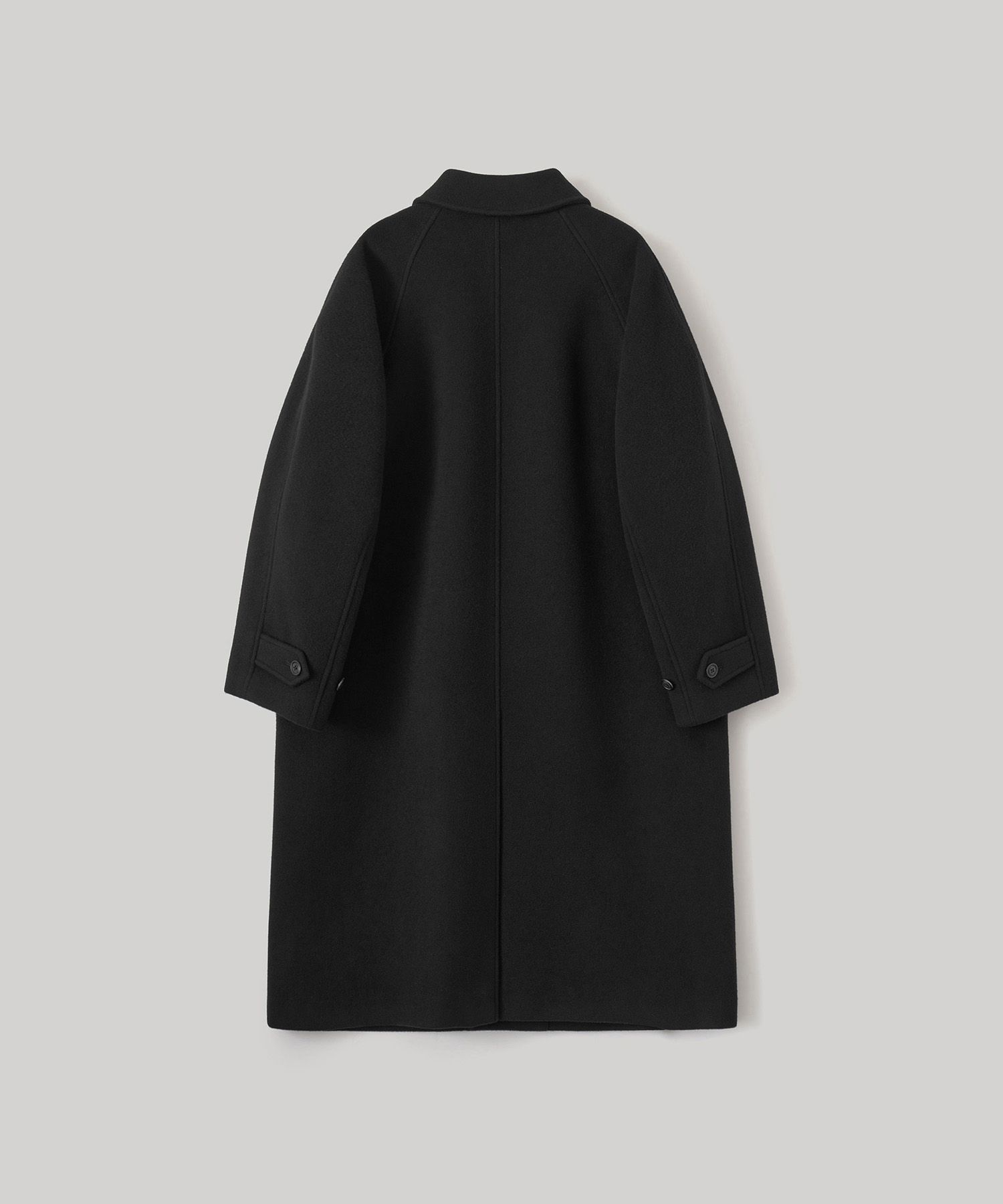 MUSINSA | ANOTHER OFFICE WOMEN w. Legacy Balmacaan Coat (Black)