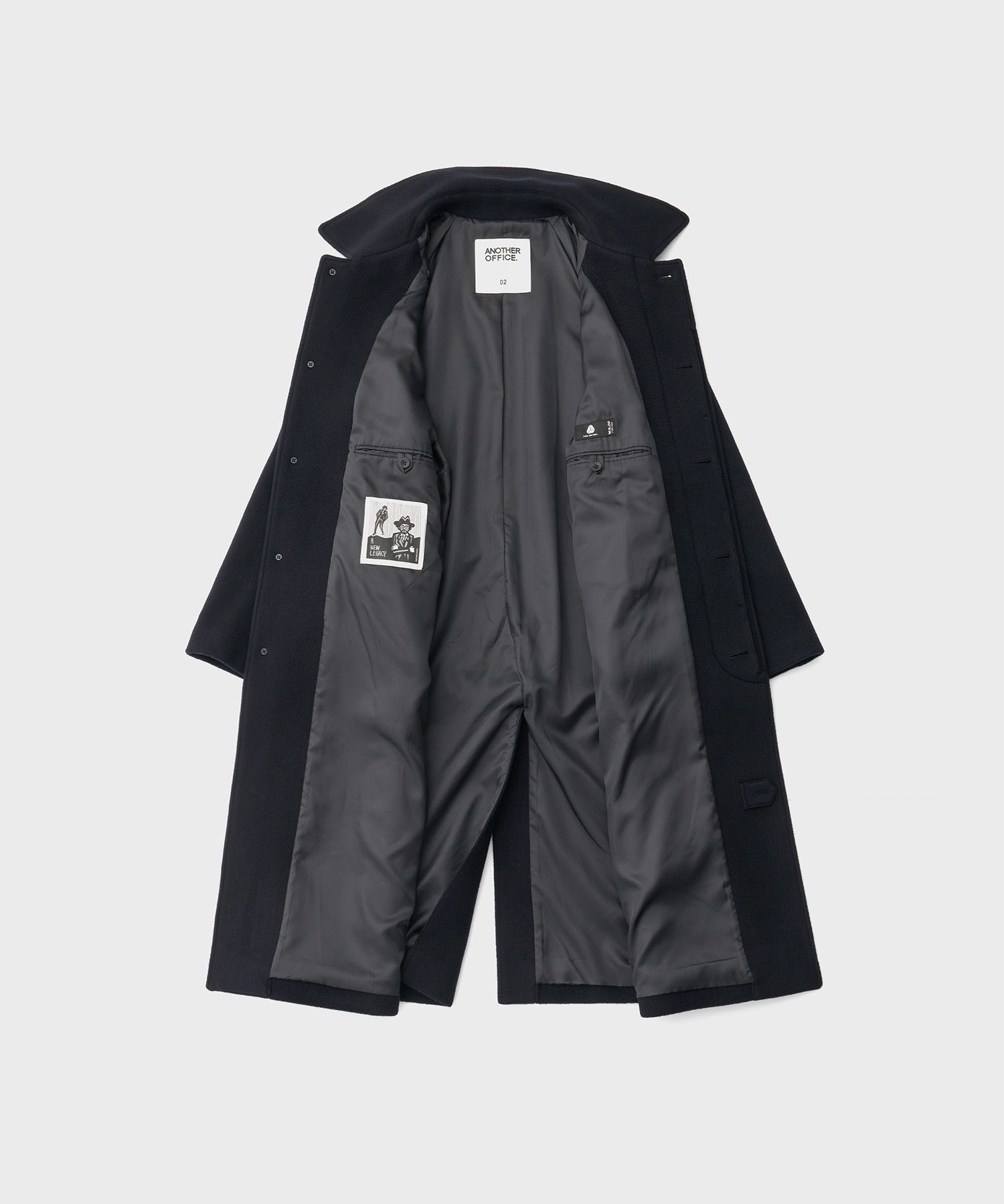 ジャケット・アウター ANOTHER OFFICE LEGACY BALMACAAN COAT ANOTHER OFFICE - 【残り一点】Legacy Balmacaan Coat | ACRMTSM